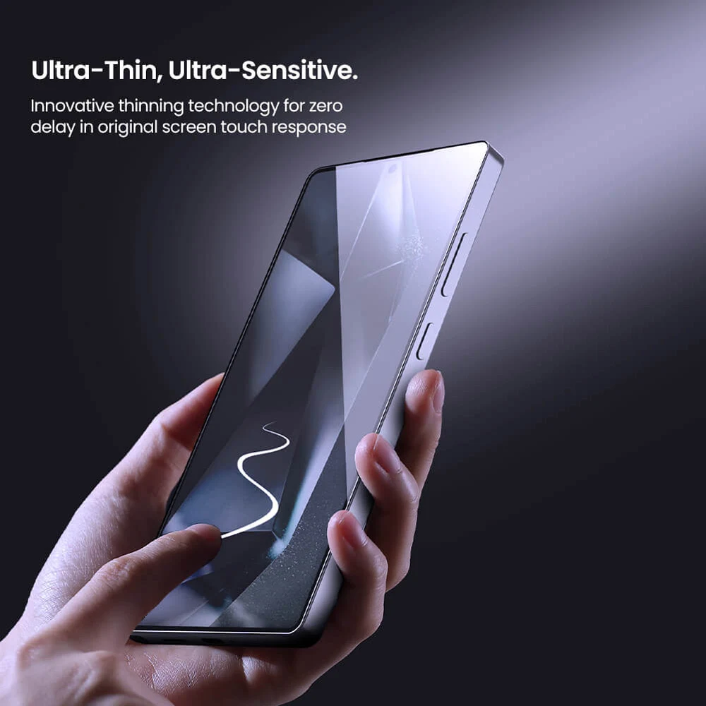 گلس شیشه‌ای با ابزار نصب Galaxy S26 Ultra مارک نیلکین مدل H+Pro