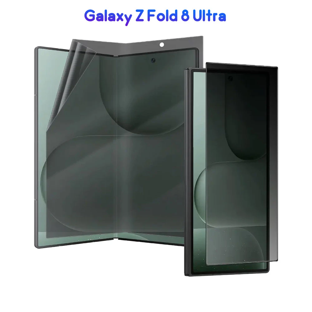 گلس و برچسب حریم شخصی صفحه نمایش های Galaxy Z Fold 8 Ultra مارک Green Lion