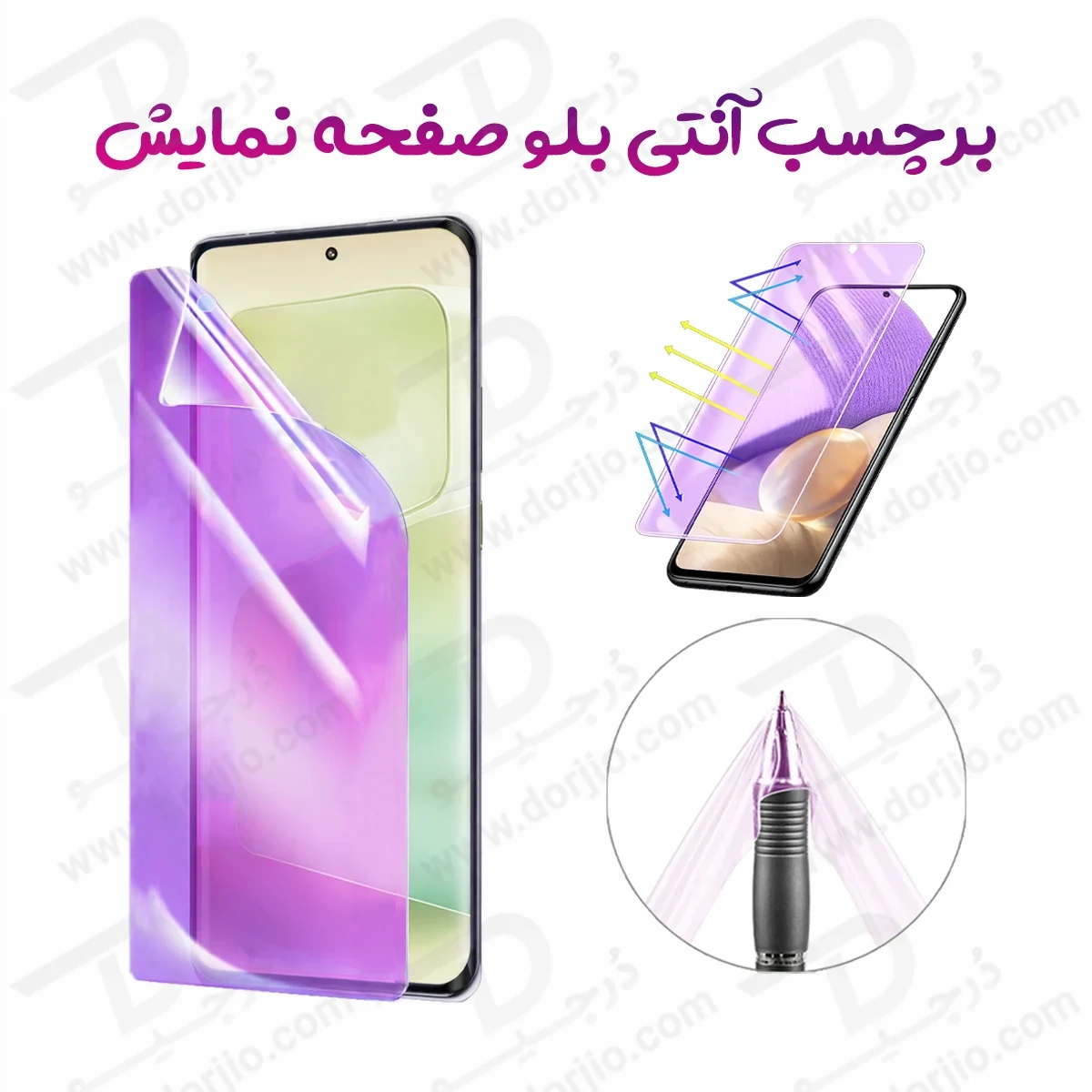 نانو برچسب Anti Blue صفحه نمایش Xiaomi 17T