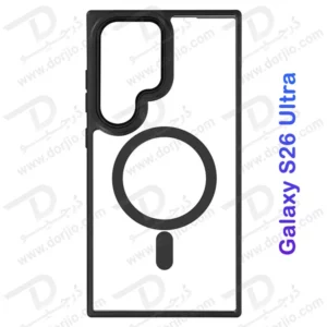 کریستال کاور شفاف مگنتی Galaxy S26 Ultra