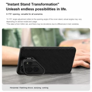 گارد مگنتی کمرا استند Galaxy S26 Ultra مارک نیلکین مدل CamShield Prop Magnetic