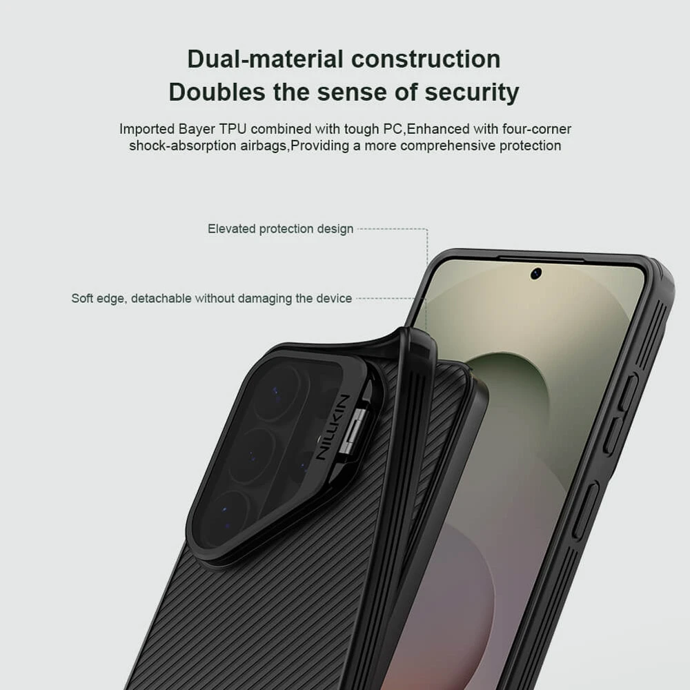 گارد مگنتی کمرا استند Galaxy S26 Ultra مارک نیلکین مدل CamShield Prop Magnetic