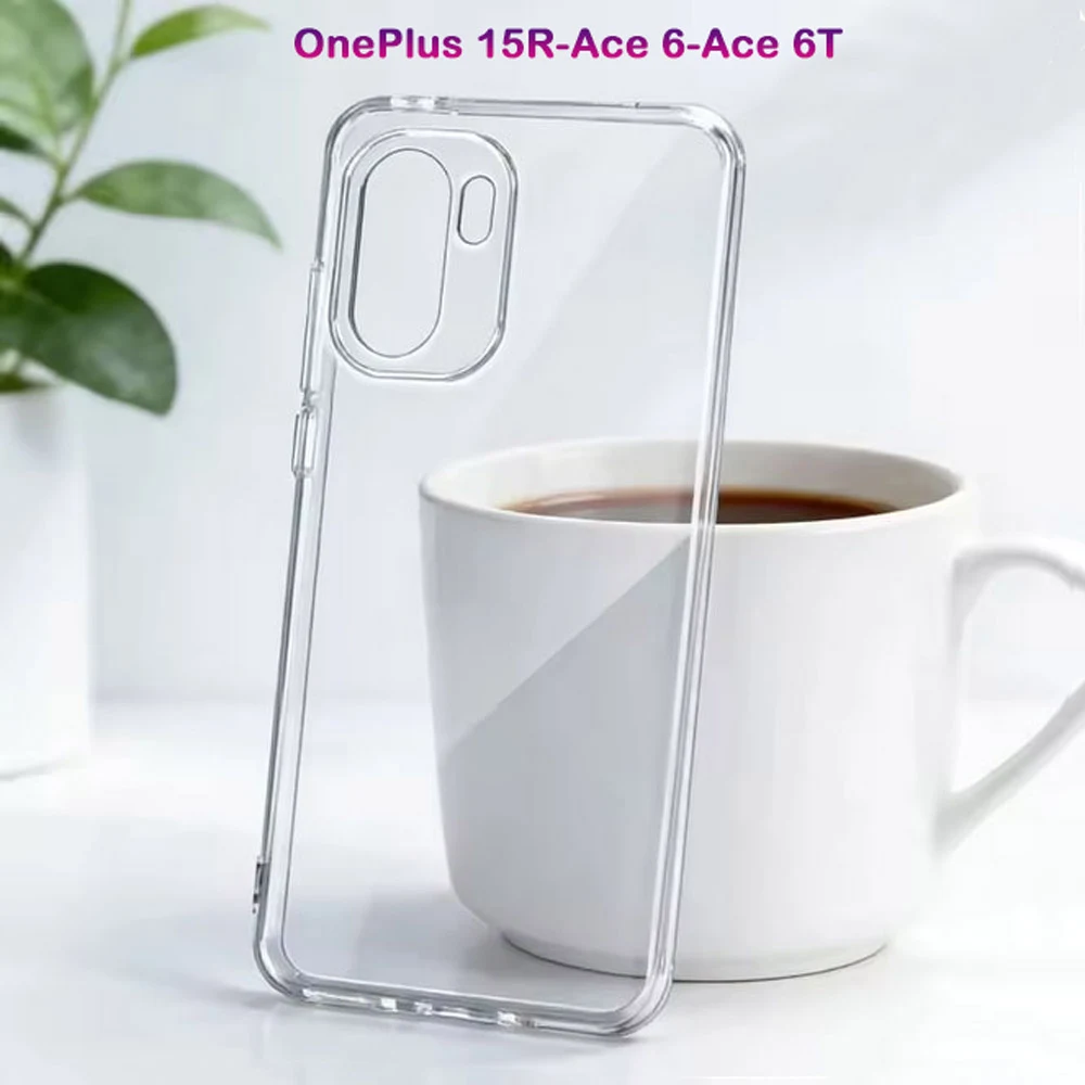 قاب شفاف تمام کریستالی OnePlus 15Rمارک LEXOM