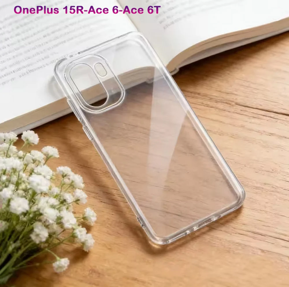 قاب شفاف تمام کریستالی OnePlus 15R مارک LEXOM