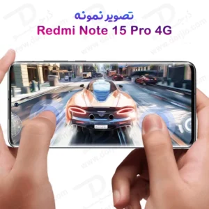 گلس Redmi Note 15 Pro 4G مدل شیشه‌ای فول چسب تمام صفحه