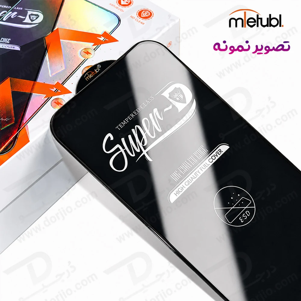 گلس Super-D شیشه ای Galaxy S26 Plus مارک Mietubl