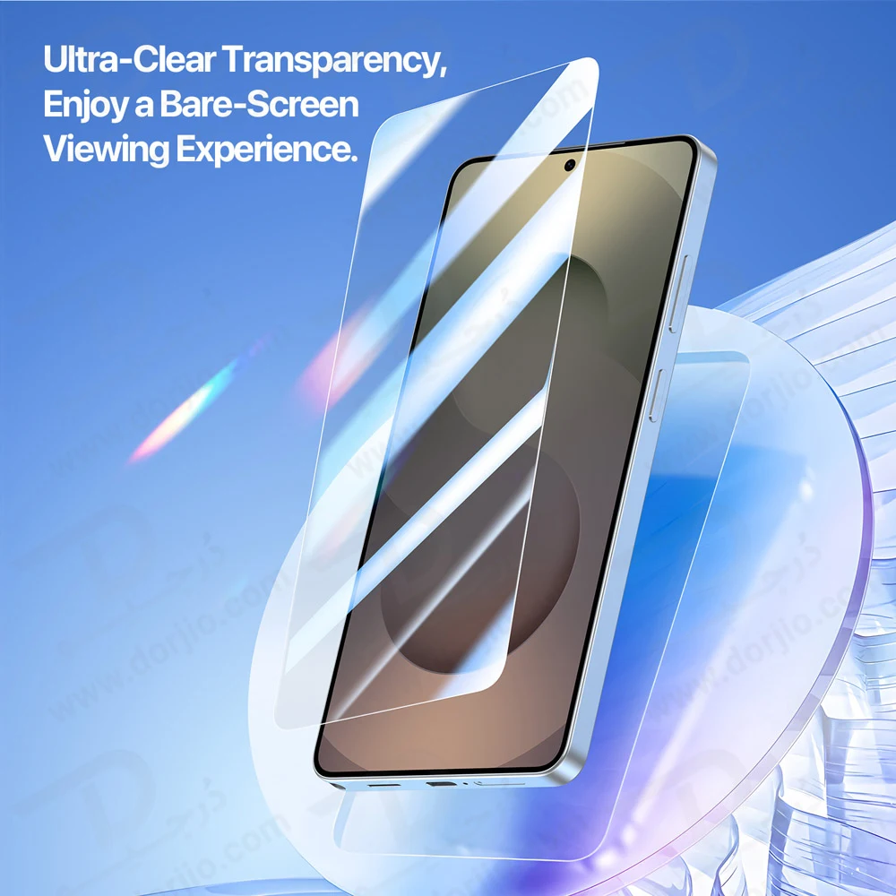 گلس تمام شفاف Galaxy S26 Ultra مارک Monkey