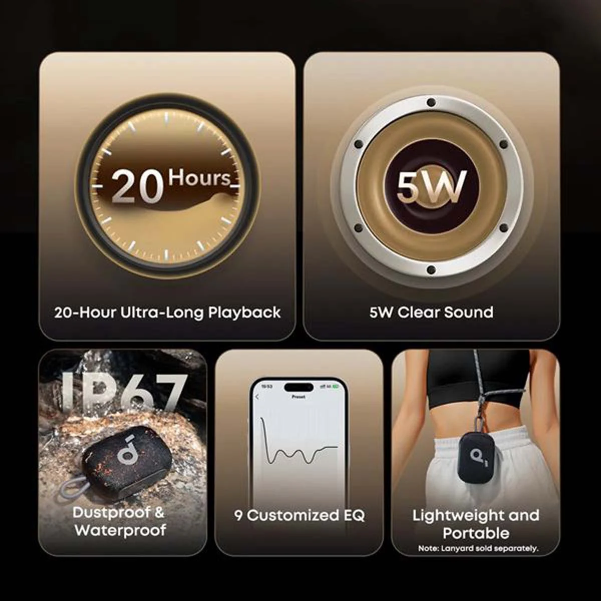 اسپیکر بلوتوثی قابل حمل اَنکر Anker Soundcore Select 4 Go