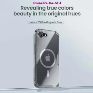 قاب شفاف مگ سیف iPhone 17e مارک نیلکین مدل TPU Pro Magnetic