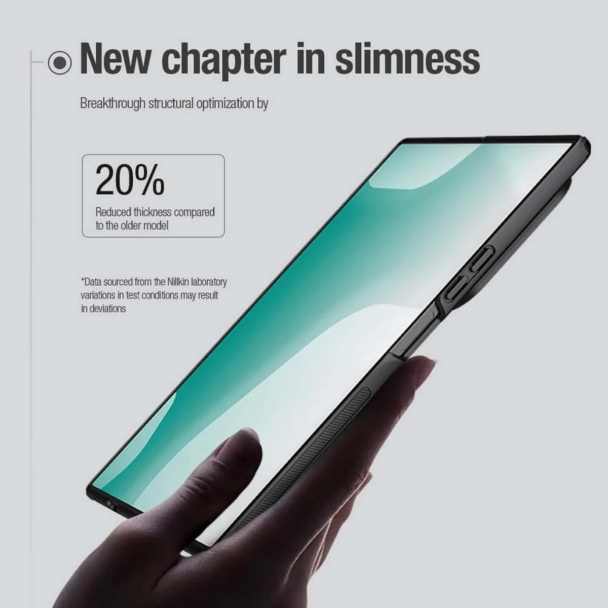 قاب دودی ضدضربه مگنتی Galaxy Z Fold 8 Ultra مارک نیلکین مدل Super Frosted Shield Fold