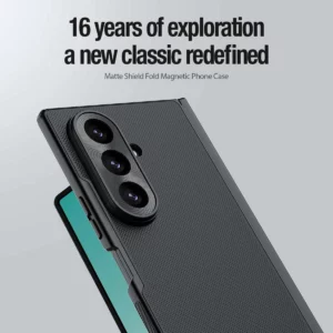 قاب دودی ضدضربه مگنتی Galaxy Z Fold 8 Ultra مارک نیلکین مدل Super Frosted Shield Fold