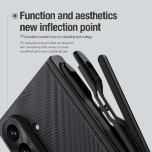 قاب دودی ضدضربه مگنتی قلم دار Galaxy Z Fold 8 Ultra مارک نیلکین مدل Super Frosted Shield Fold
