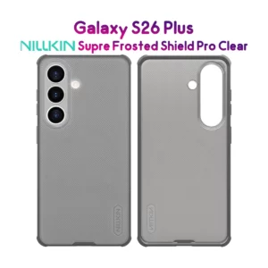 قاب ضدضربه دودی Galaxy S26 Plus مارک نیلکین مدل Super Frosted Shield Pro Clear