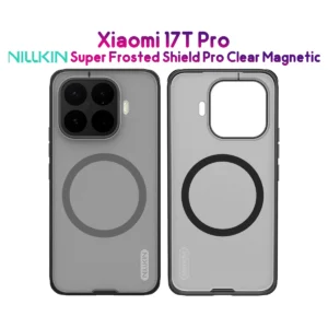 قاب ضدضربه دودی مگنتی Xiaomi 17T Pro مارک نیلکین مدل Super Frosted Shield Pro Clear Magnetic