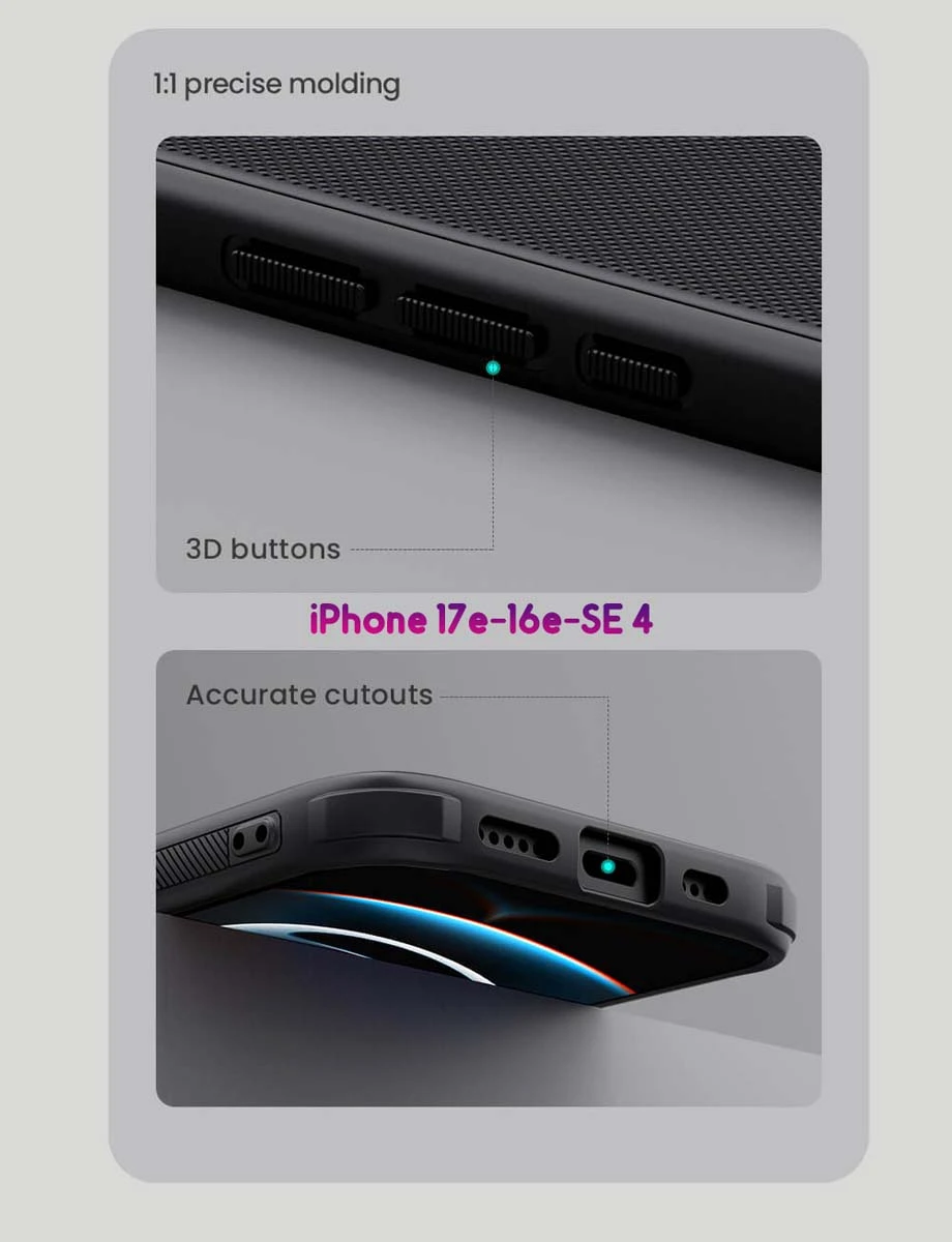 قاب ضدضربه مگنتی iPhone 17e مارک نیلکین مدل Super Frosted Shield Pro Magnetic
