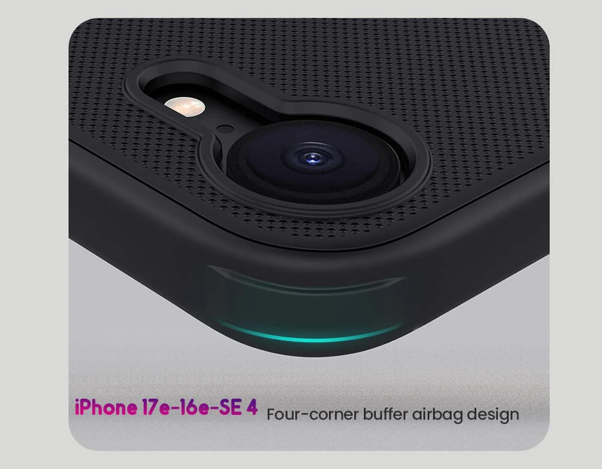 قاب ضدضربه مگنتی iPhone 17e مارک نیلکین مدل Super Frosted Shield Pro Magnetic
