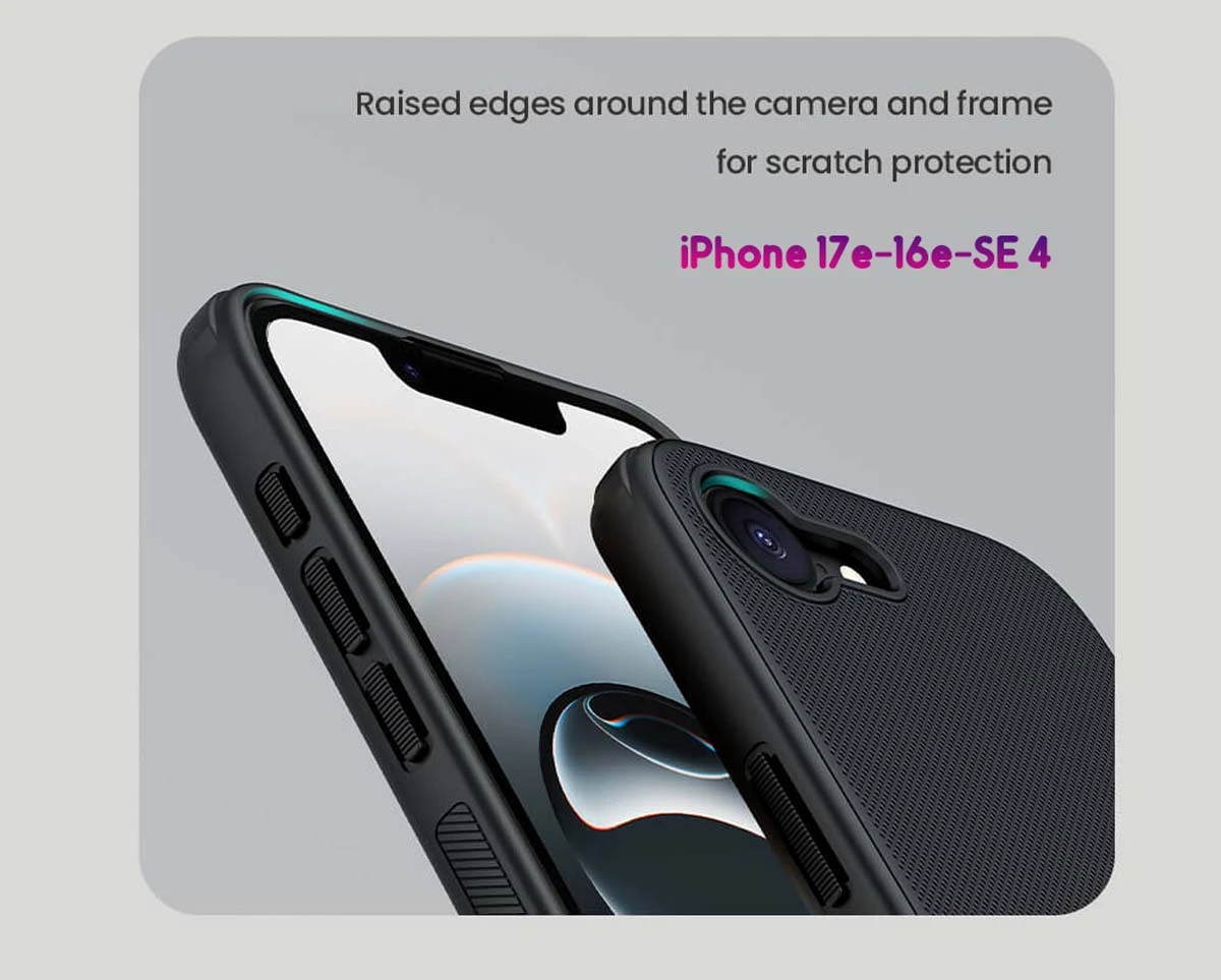 قاب ضدضربه مگنتی iPhone 17e مارک نیلکین مدل Super Frosted Shield Pro Magnetic