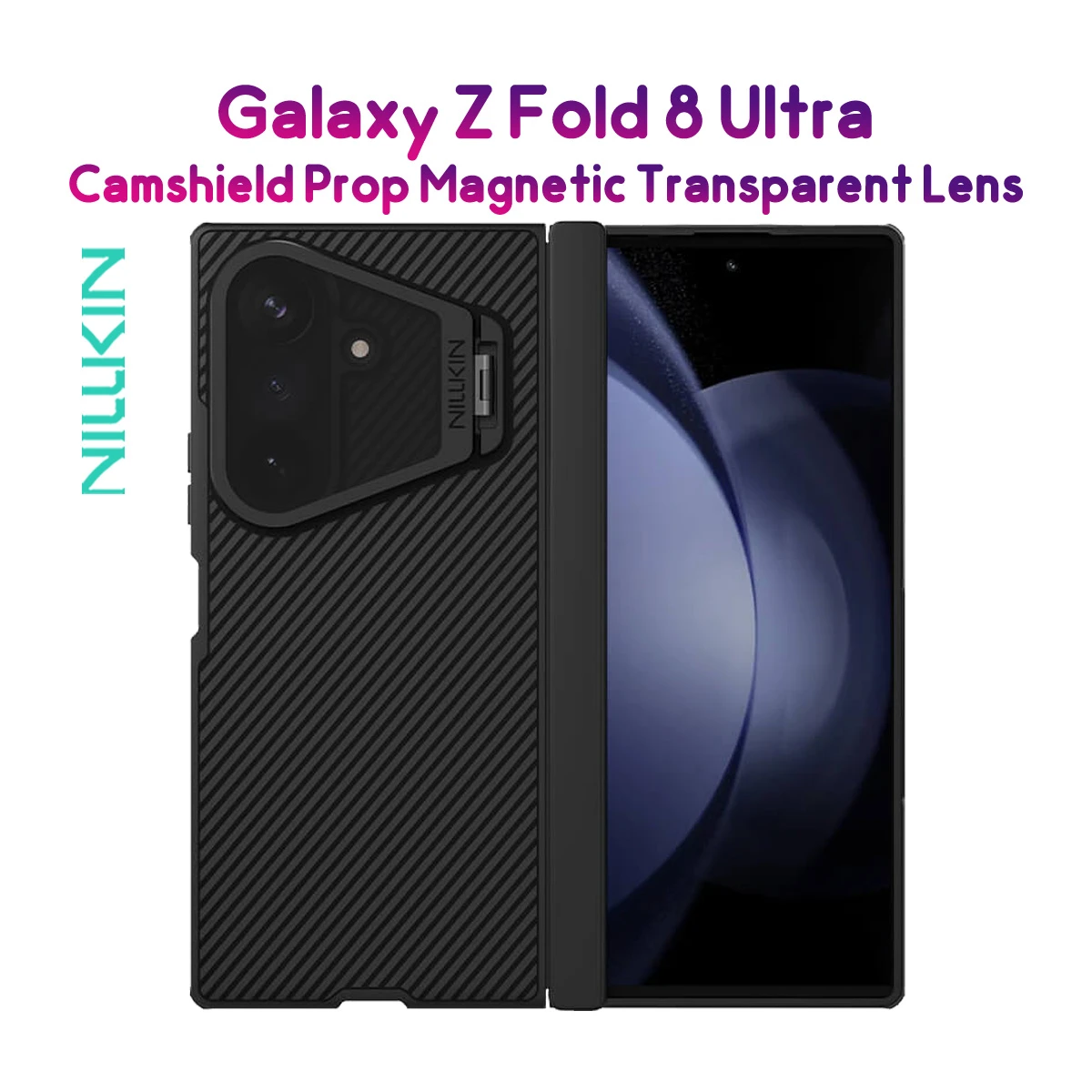 گارد مگنتی کمرا استند Galaxy Z Fold 8 Ultra مارک نیلکین مدل Camshield Prop