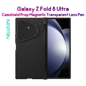 گارد مگنتی کمرا استند قلم دار Galaxy Z Fold 8 Ultra مارک نیلکین مدل Camshield Prop
