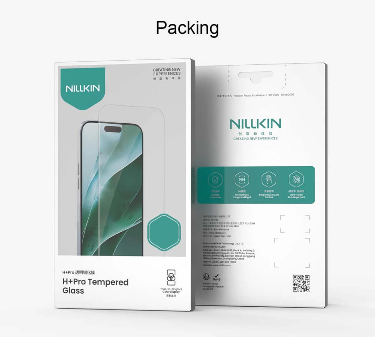 گلس شیشه‌ای Galaxy Z Fold 8 Ultra مارک نیلکین مدل H+Pro برای صفحه نمایش بیرونی