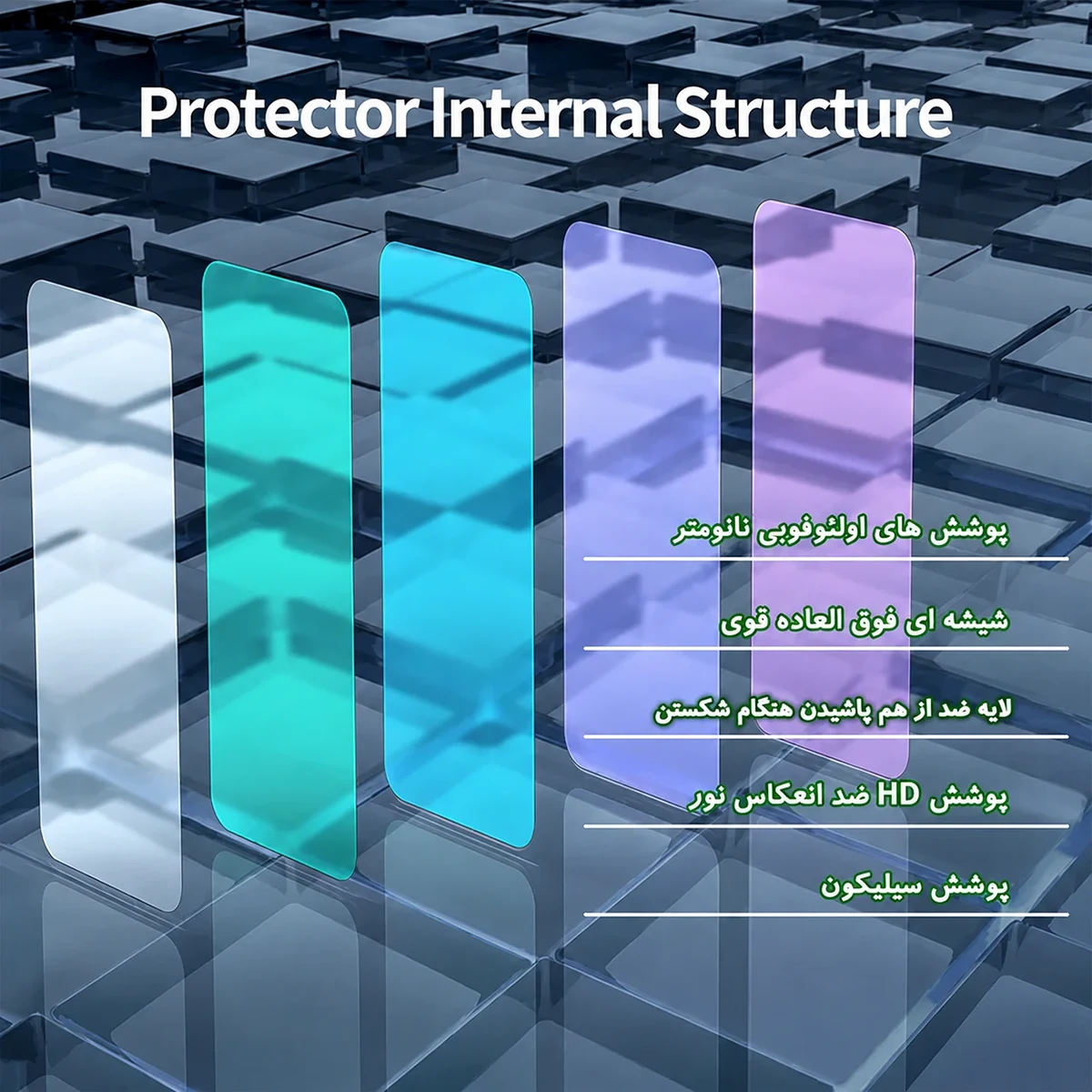 گلس شیشه‌ای Galaxy Z Fold 8 Ultra مارک نیلکین مدل H+Pro برای صفحه نمایش بیرونی