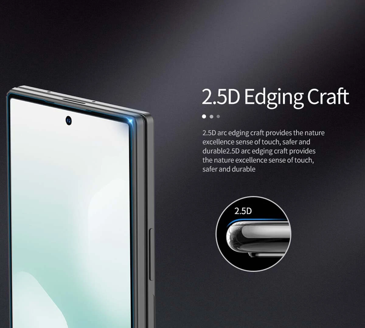 گلس شیشه‌ای Galaxy Z Fold 8 Ultra مارک نیلکین مدل H+Pro برای صفحه نمایش بیرونی
