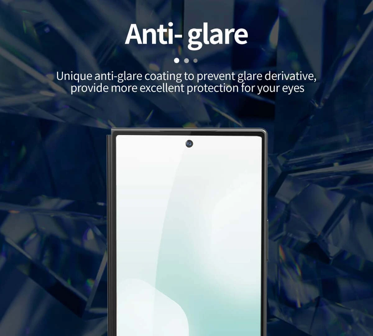 گلس شیشه‌ای Galaxy Z Fold 8 Ultra مارک نیلکین مدل H+Pro برای صفحه نمایش بیرونی