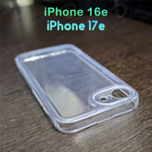 قاب ژله‌ای شفاف فول کاور iPhone 17e