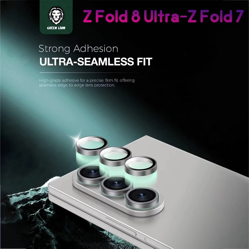 محافظ لنز رینگی Galaxy Z Fold 8 Ultra مدل Classic مارک Green Lion