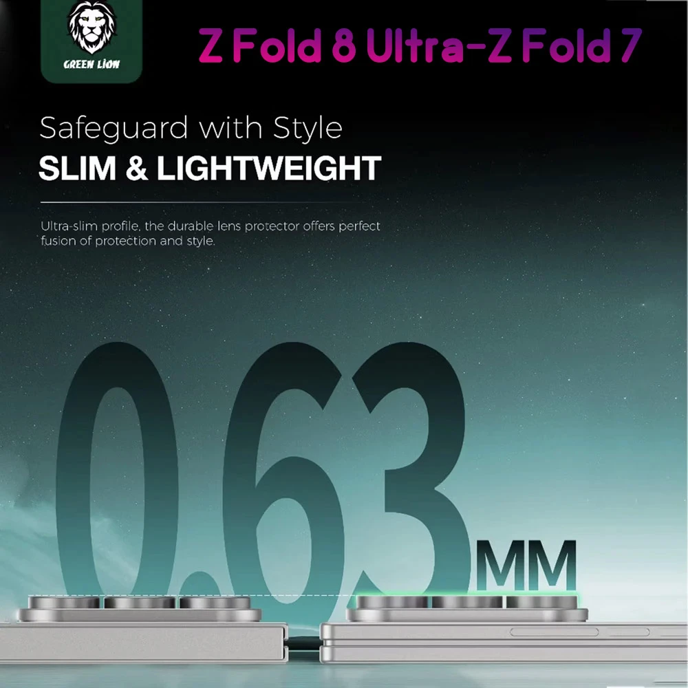 محافظ لنز رینگی Galaxy Z Fold 8 Ultra مدل Classic مارک Green Lion