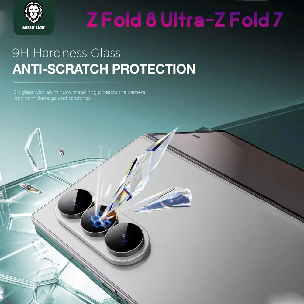 محافظ لنز رینگی Galaxy Z Fold 8 Ultra مدل Classic مارک Green Lion