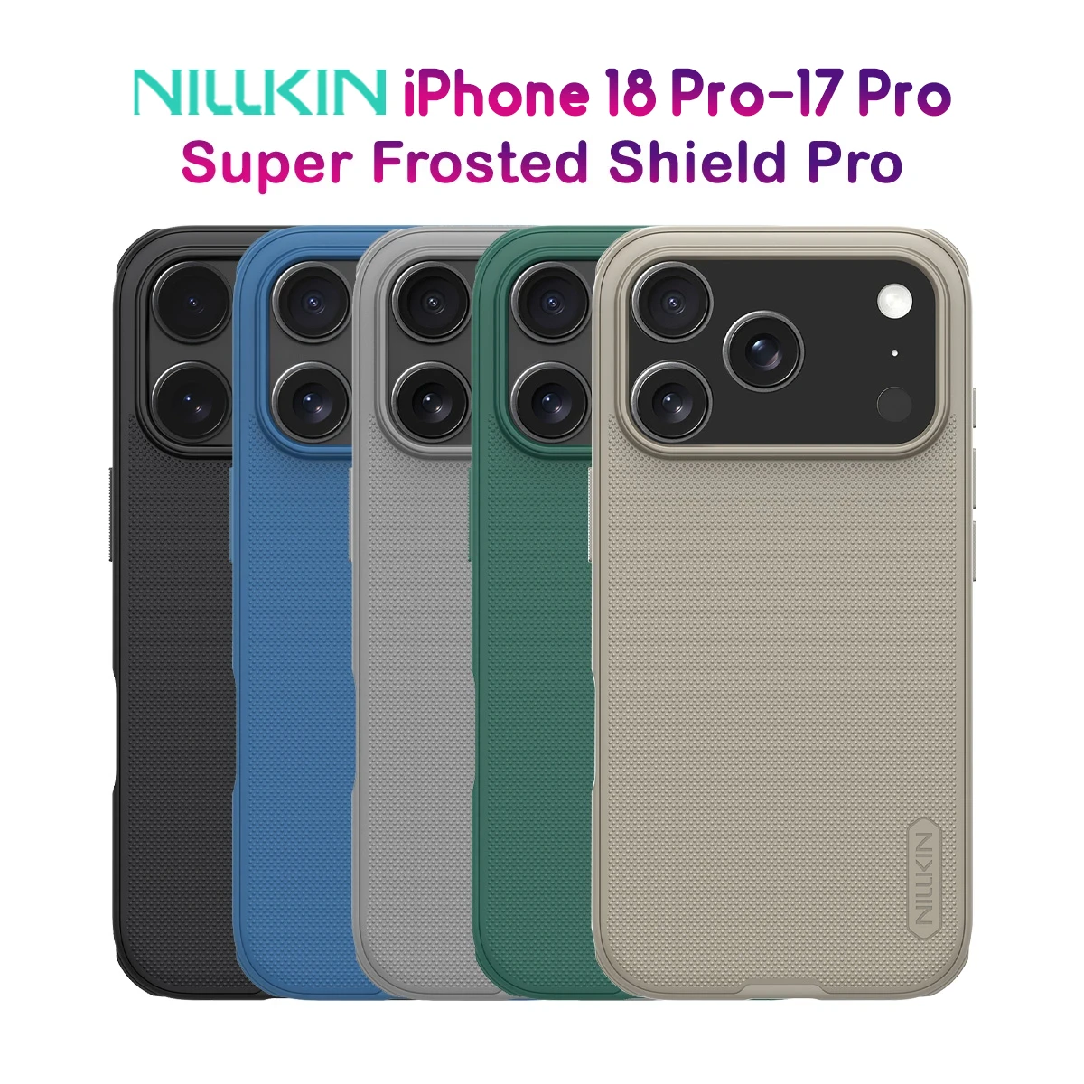 قاب ضدضربه iPhone 18 Pro مارک نیلکین مدل Super Frosted Shield Pro