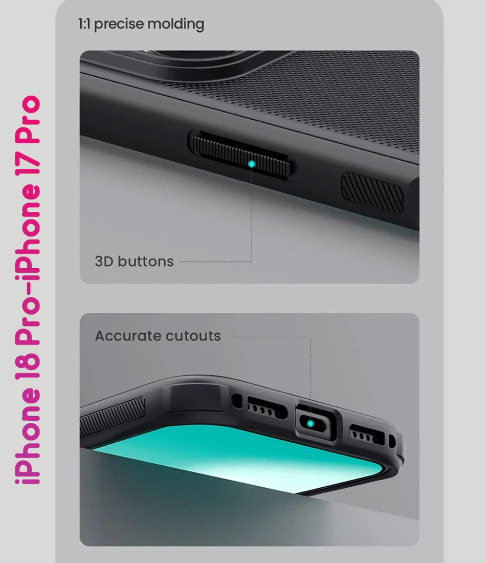 قاب ضدضربه iPhone 18 Pro مارک نیلکین مدل Super Frosted Shield Pro