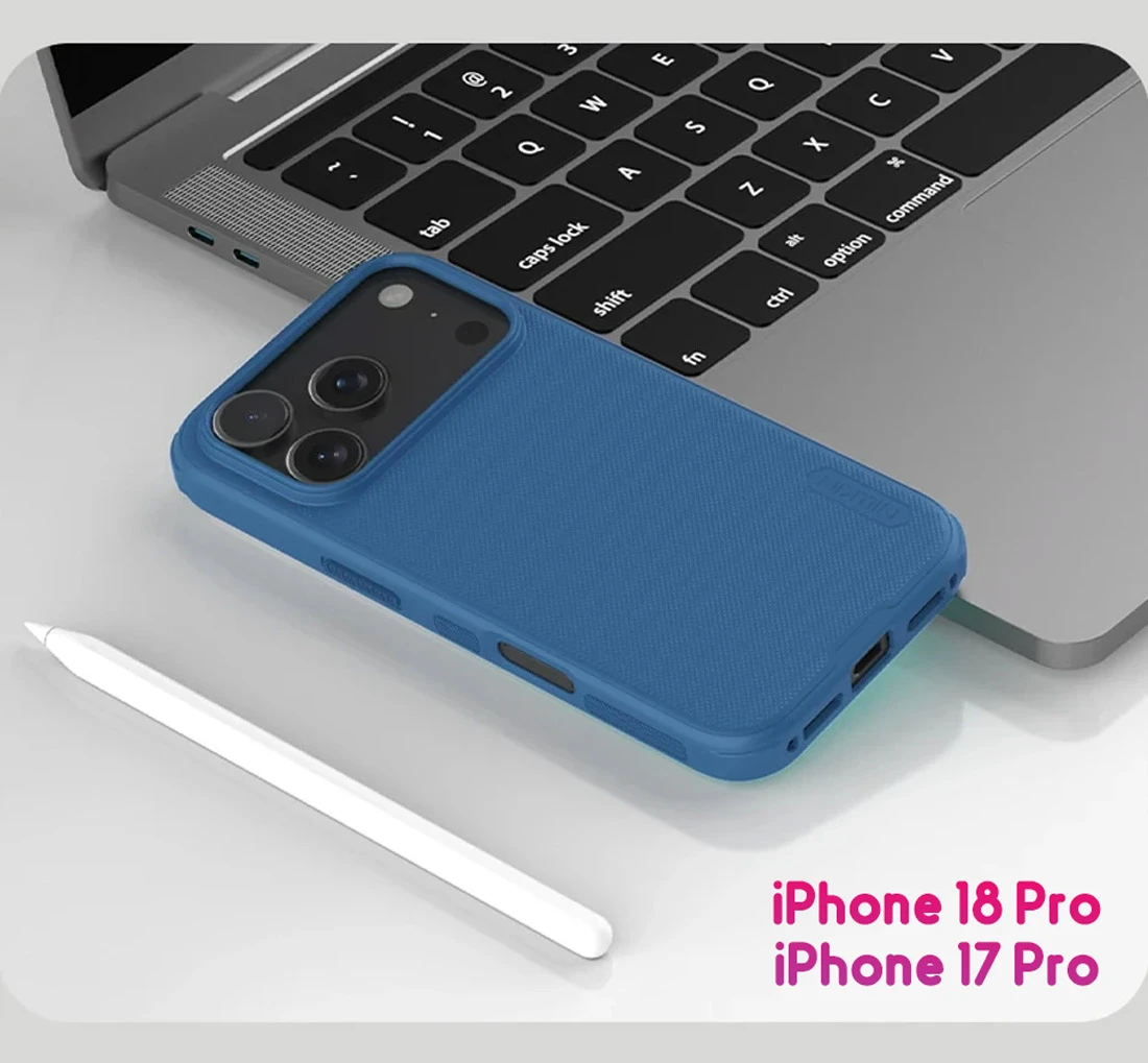 قاب ضدضربه iPhone 18 Pro مارک نیلکین مدل Super Frosted Shield Pro