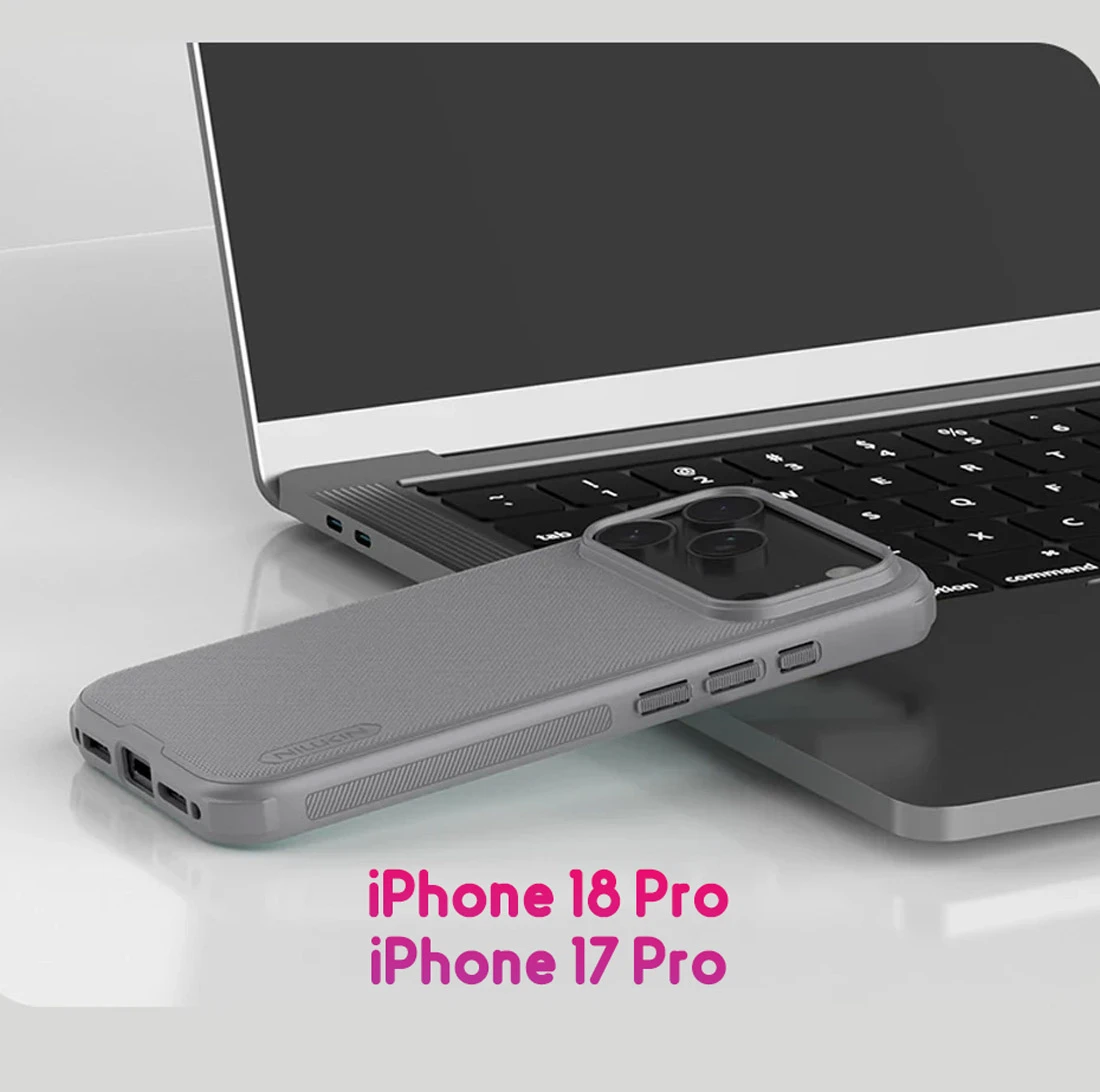 قاب ضدضربه iPhone 18 Pro مارک نیلکین مدل Super Frosted Shield Pro