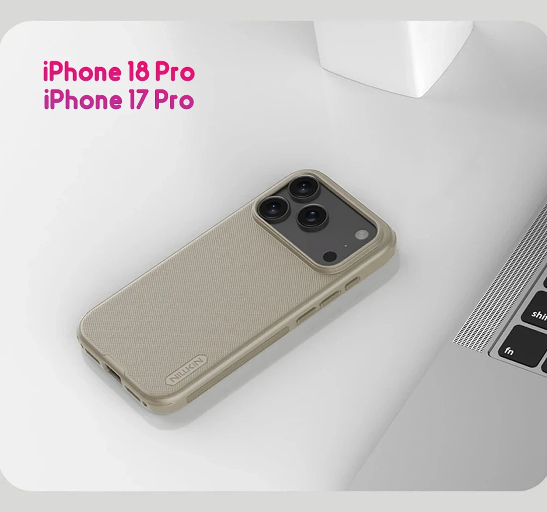 قاب ضدضربه iPhone 18 Pro مارک نیلکین مدل Super Frosted Shield Pro