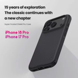 قاب ضدضربه iPhone 18 Pro مارک نیلکین مدل Super Frosted Shield Pro
