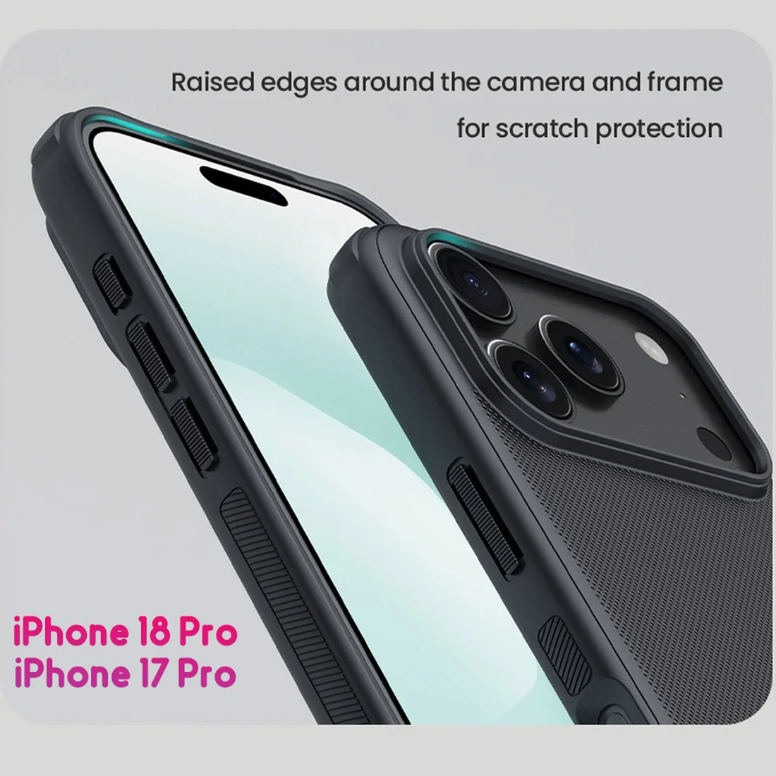 قاب ضدضربه iPhone 18 Pro مارک نیلکین مدل Super Frosted Shield Pro