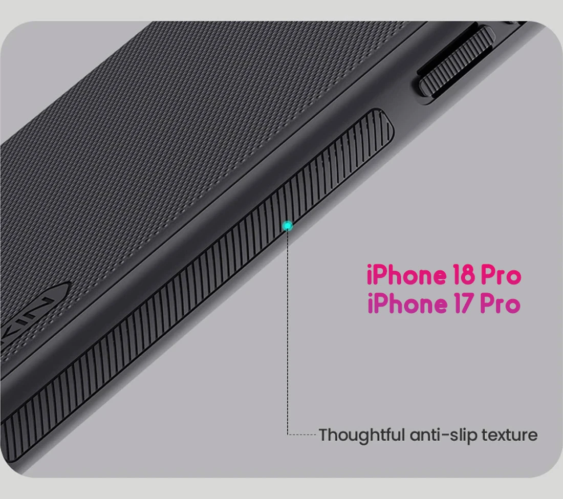 قاب ضدضربه iPhone 18 Pro مارک نیلکین مدل Super Frosted Shield Pro