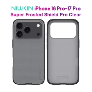 قاب ضدضربه دودی iPhone 18 Pro مارک نیلکین مدل Super Frosted Shield Pro Clear