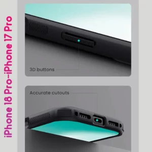 قاب ضدضربه دودی iPhone 18 Pro مارک نیلکین مدل Super Frosted Shield Pro Clear