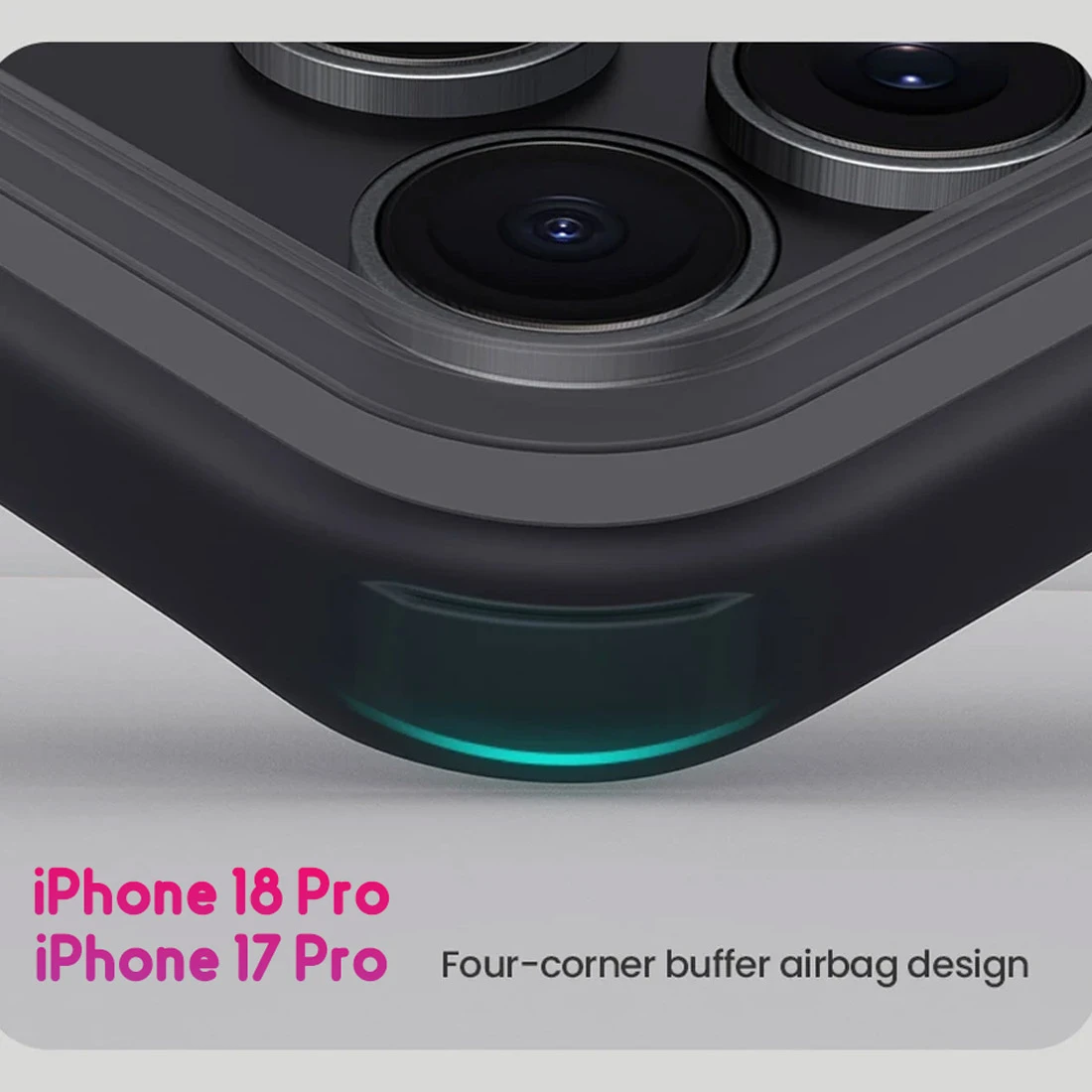 قاب ضدضربه دودی iPhone 18 Pro مارک نیلکین مدل Super Frosted Shield Pro Clear