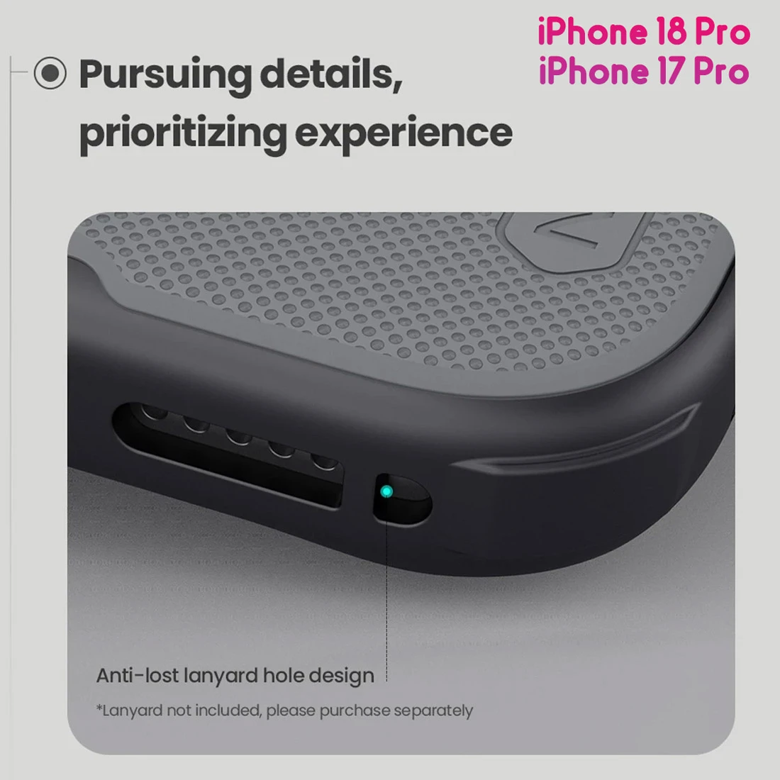 قاب ضدضربه دودی iPhone 18 Pro مارک نیلکین مدل Super Frosted Shield Pro Clear