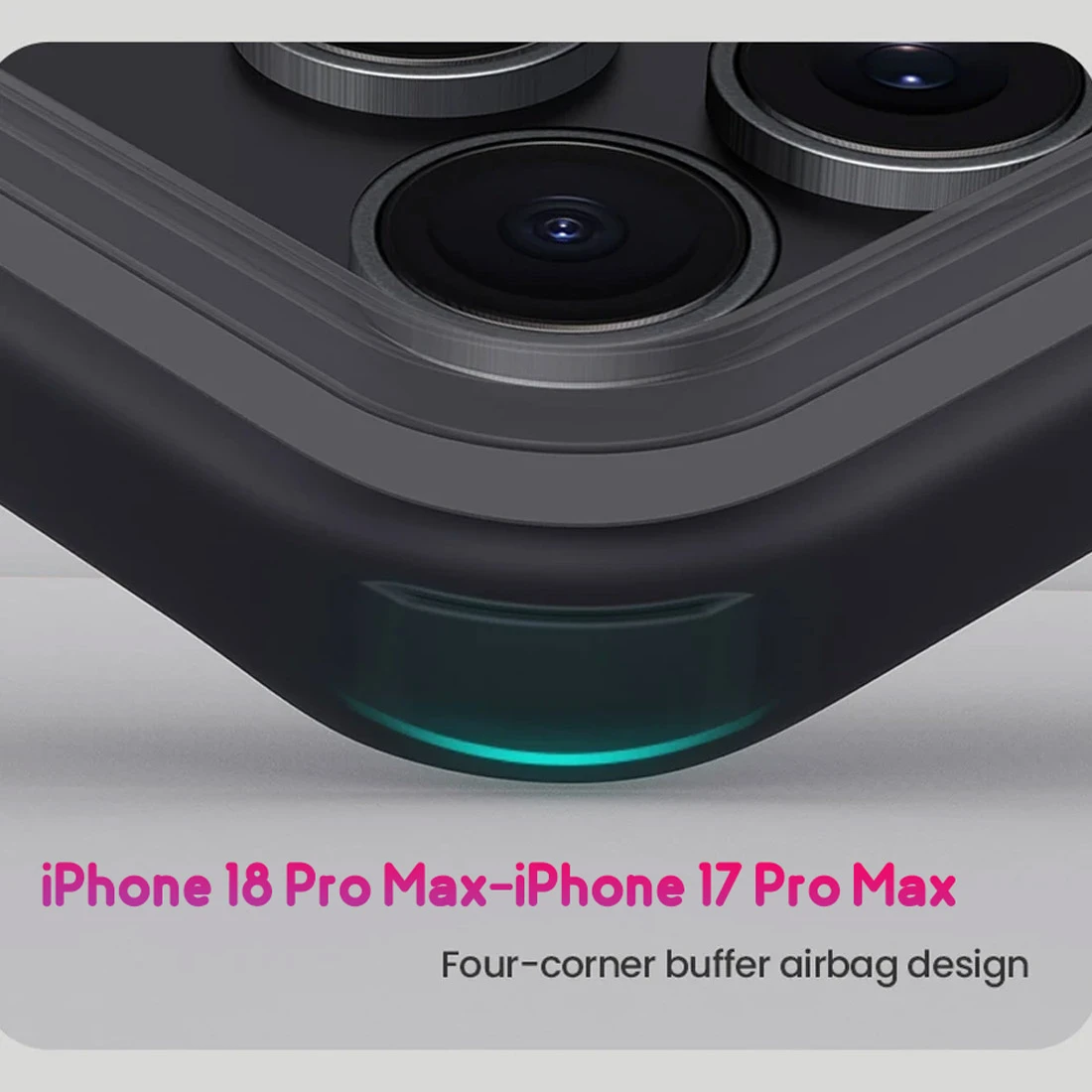 قاب ضدضربه دودی مگنتی iPhone 18 Pro Max مارک نیلکین مدل Super Frosted Shield Pro Clear Magnetic