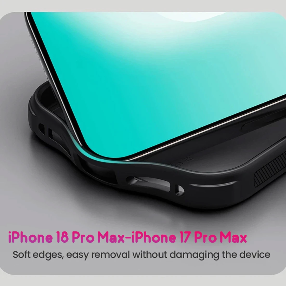 قاب ضدضربه دودی مگنتی iPhone 18 Pro Max مارک نیلکین مدل Super Frosted Shield Pro Clear Magnetic