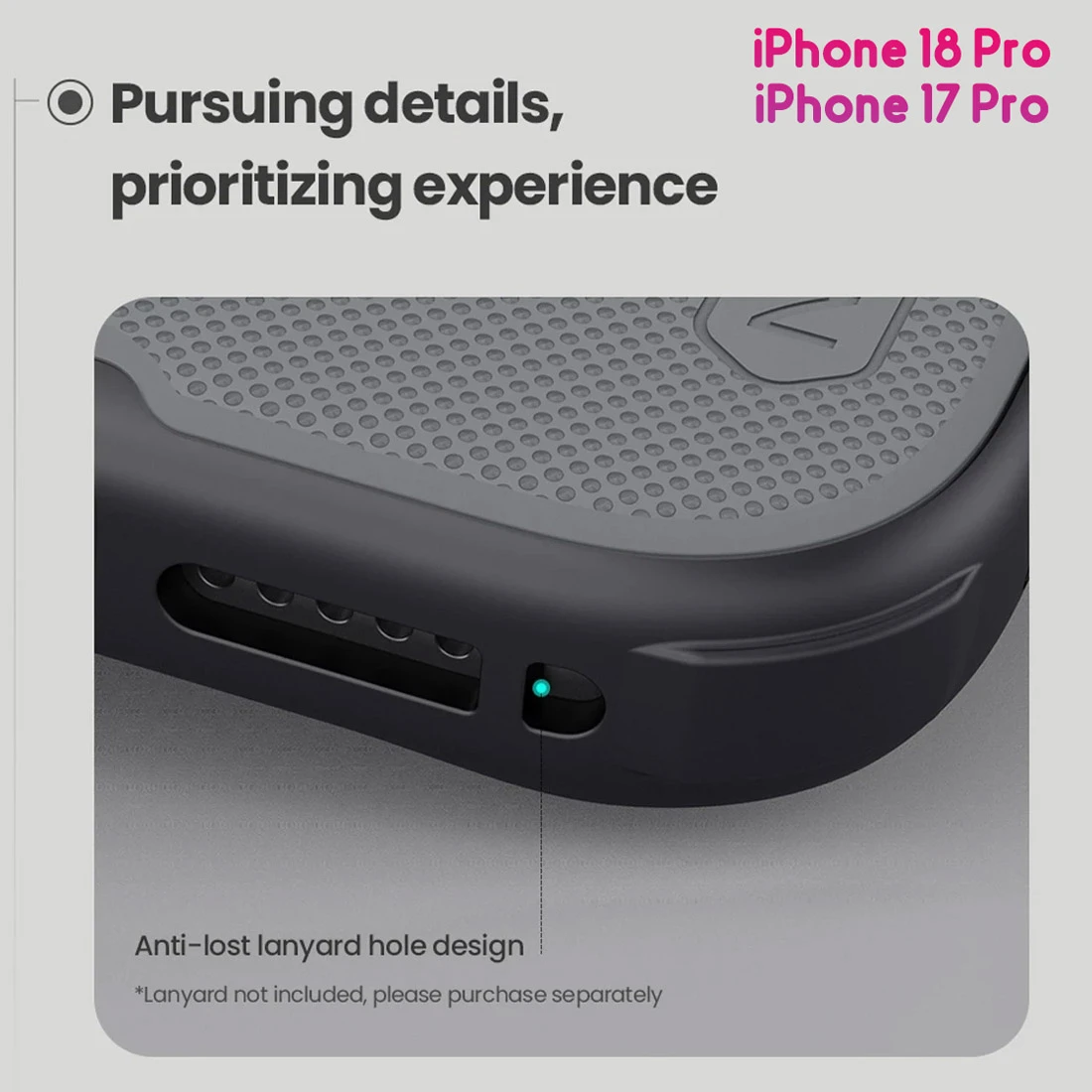 قاب ضدضربه دودی مگنتی iPhone 18 Pro مارک نیلکین مدل Super Frosted Shield Pro Clear Magnetic