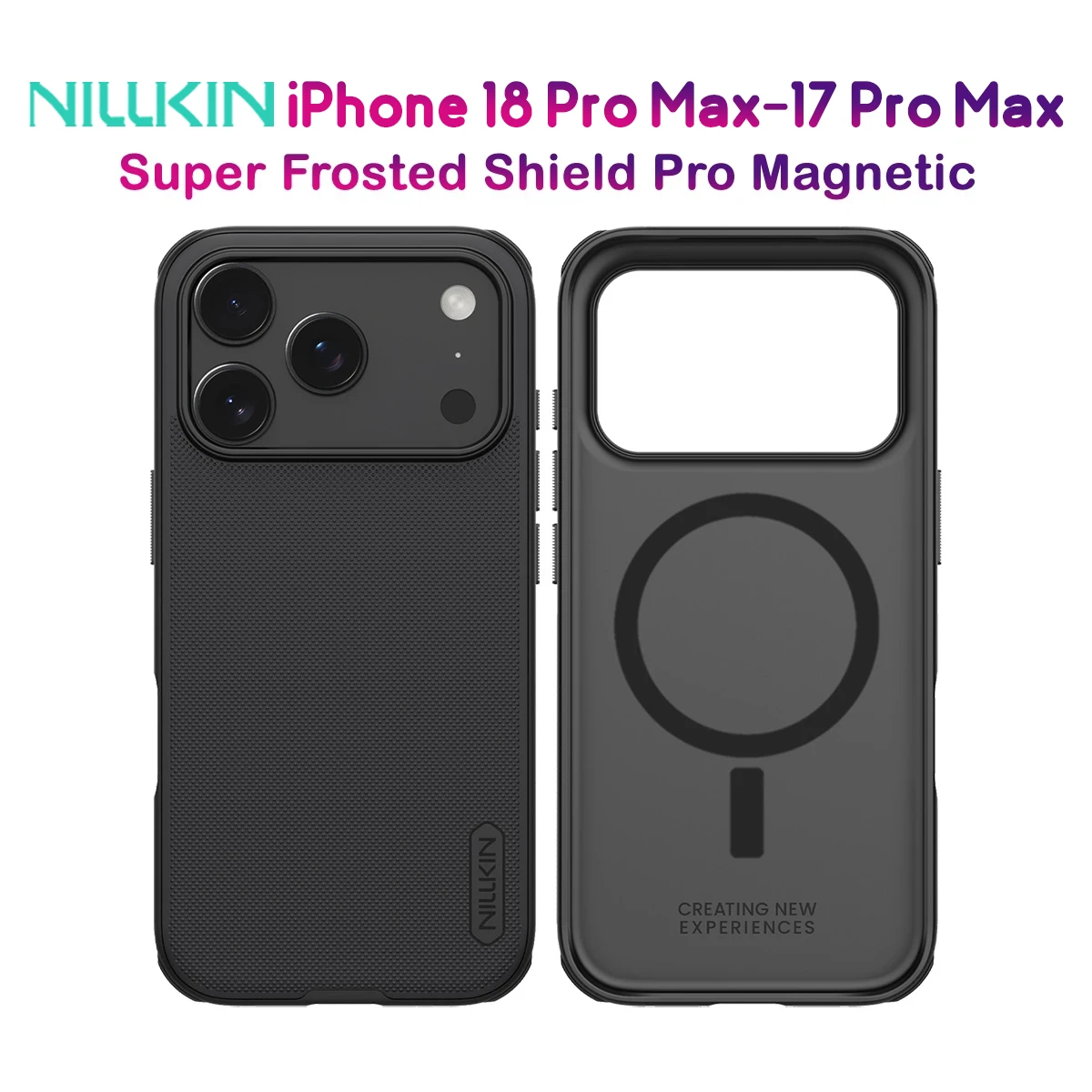قاب ضدضربه مگنتی iPhone 18 Pro Max مارک نیلکین مدل Super Frosted Shield Pro Magnetic