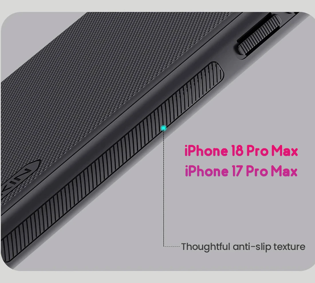 قاب ضدضربه مگنتی iPhone 18 Pro مارک نیلکین مدل Super Frosted Shield Pro Magnetic قاب ضدضربه مگنتی iPhone 18 Pro مارک نیلکین مدل Super Frosted Shield Pro Magnetic