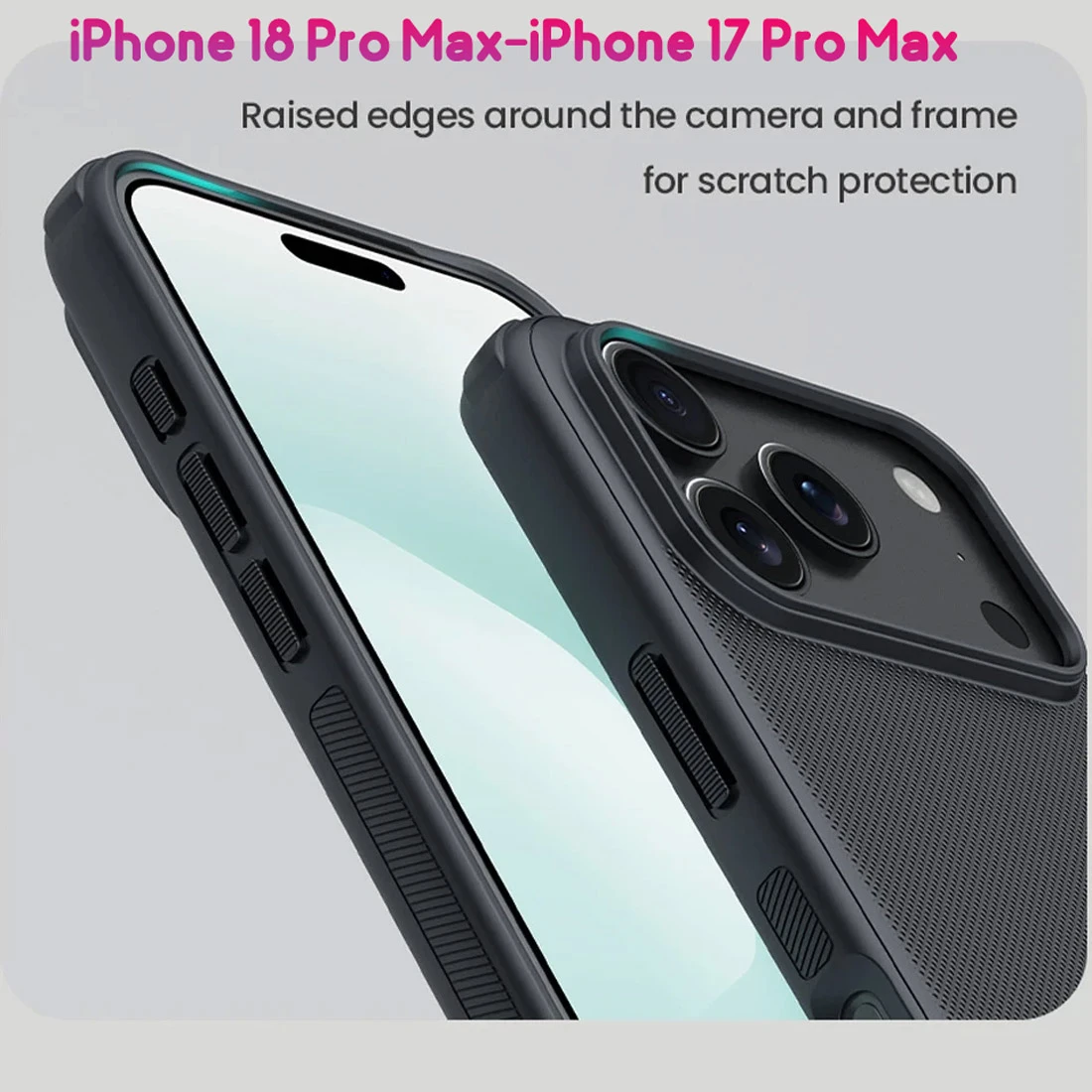 قاب ضدضربه مگنتی iPhone 18 Pro مارک نیلکین مدل Super Frosted Shield Pro Magnetic قاب ضدضربه مگنتی iPhone 18 Pro مارک نیلکین مدل Super Frosted Shield Pro Magnetic
