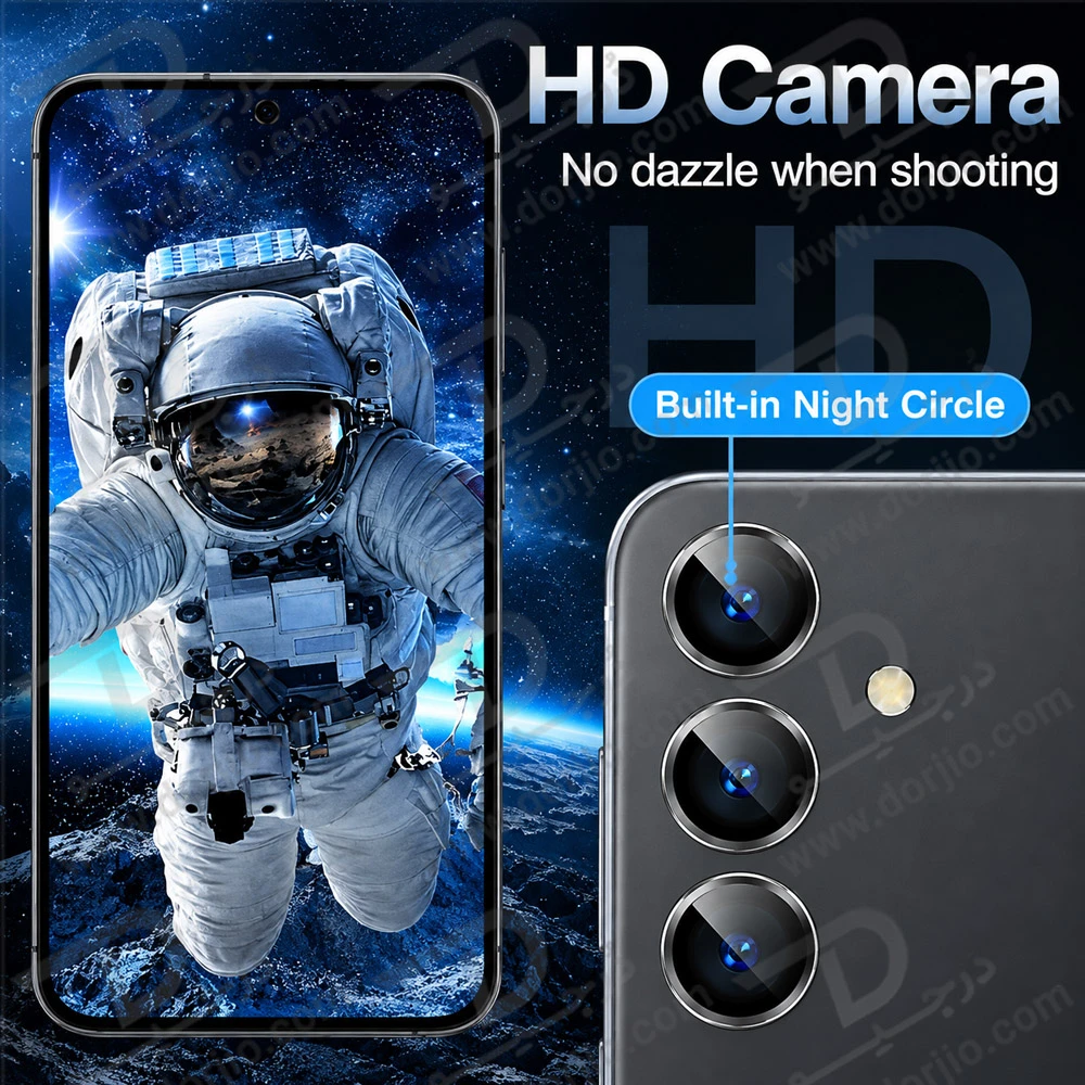 محافظ لنز دوربین رینگی فلزی Galaxy S26 Ultra مارک KUZOOM